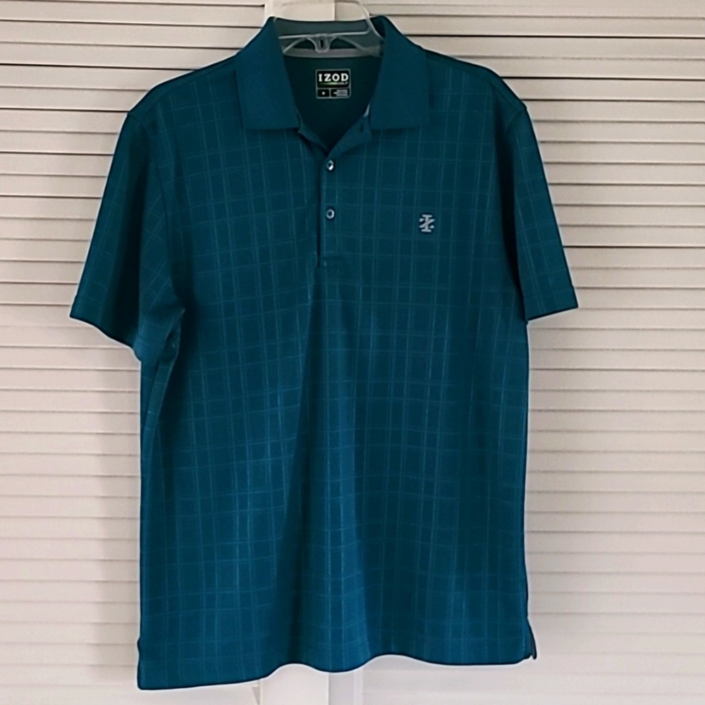 IZOD Golf Polo.  Size M.  Teal